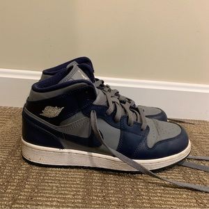 COPY - Jordan 1 Mid Iron Purple Deep Royal Sneakers
